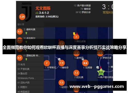 全面指南教你如何观看欧联杯直播与深度赛事分析技巧实战策略分享